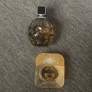 USED color change on both  1 Gucci guilty and 1 jimmy choo